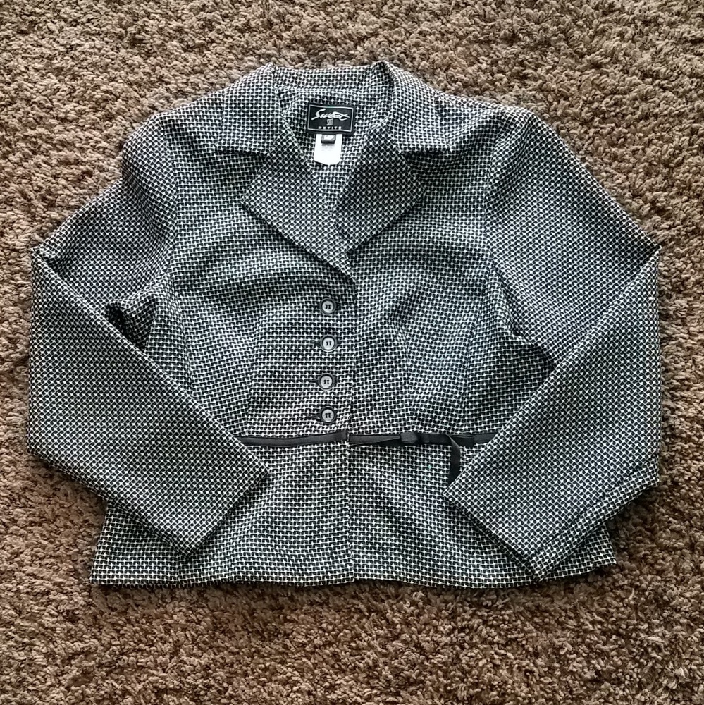 Women's Sweet Suit Houndstooth Blazer